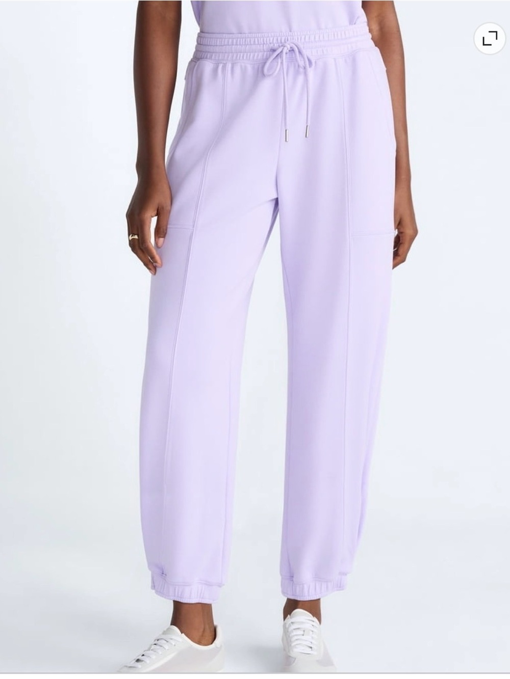 Scoop ultra soft scuba knit Lavender Barrel  Joggers! NWOT!